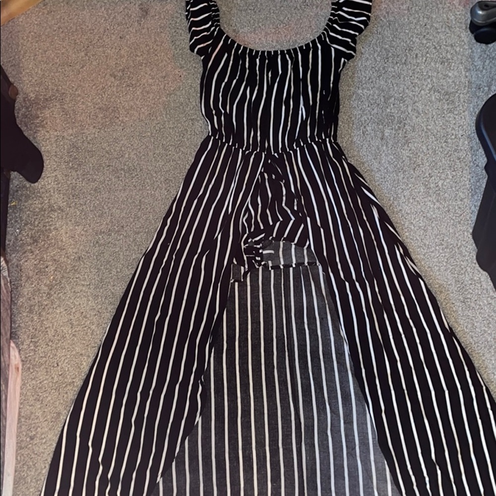 The cutest Striped short dress